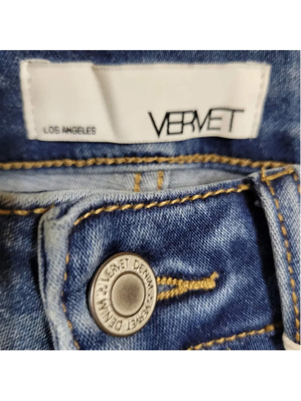 VERVET Alison Women's Mid-Rise Flare Blue Jeans Size 25 NWT Waist 25 Inseam 27